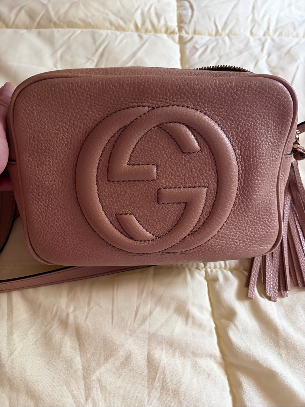 Gucci Soho Disco  Leather Crossbody bag with Tassel